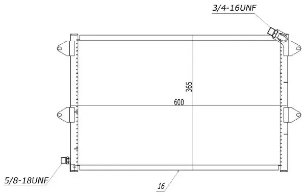 Kondensator, Klimaanlage MTR 13054478