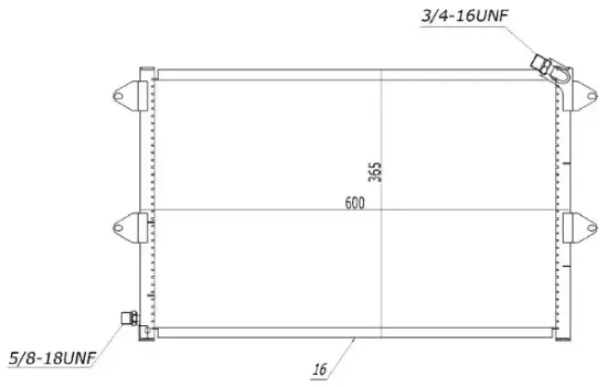 Kondensator, Klimaanlage MTR 13054478 Bild Kondensator, Klimaanlage MTR 13054478