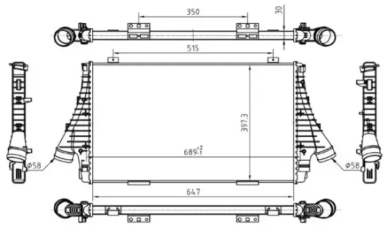 Ladeluftkühler MTR 13054503 Bild Ladeluftkühler MTR 13054503