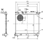Kühler, Motorkühlung MTR 13054541