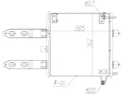 Kondensator, Klimaanlage MTR 13054575