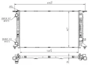 Kühler, Motorkühlung MTR 13054577