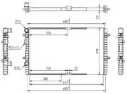 Kühler, Motorkühlung MTR 13054585
