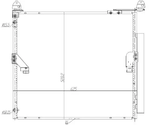 Kondensator, Klimaanlage MTR 13054587
