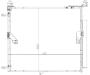 Kondensator, Klimaanlage MTR 13054587