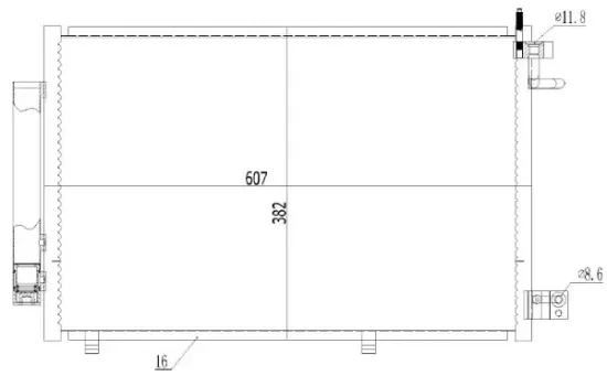 Kondensator, Klimaanlage MTR 13054604 Bild Kondensator, Klimaanlage MTR 13054604