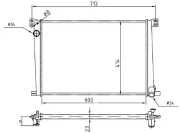 Kühler, Motorkühlung MTR 13054619