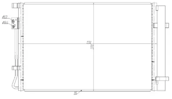 Kondensator, Klimaanlage MTR 13054634 Bild Kondensator, Klimaanlage MTR 13054634