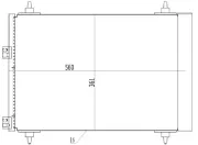 Kondensator, Klimaanlage MTR 13054654