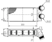 Ladeluftkühler MTR 13054667