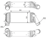 Ladeluftkühler MTR 13054675