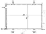 Kondensator, Klimaanlage MTR 13054700