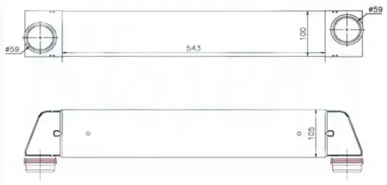Ladeluftkühler MTR 13054708 Bild Ladeluftkühler MTR 13054708