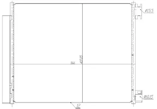 Kondensator, Klimaanlage MTR 13054709 Bild Kondensator, Klimaanlage MTR 13054709