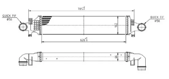Ladeluftkühler MTR 13054719 Bild Ladeluftkühler MTR 13054719