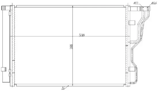 Kondensator, Klimaanlage MTR 13054722 Bild Kondensator, Klimaanlage MTR 13054722