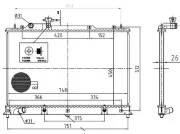 Kühler, Motorkühlung MTR 13054730