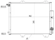 Kondensator, Klimaanlage MTR 13054734