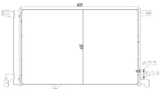 Kondensator, Klimaanlage MTR 13054738 Bild Kondensator, Klimaanlage MTR 13054738