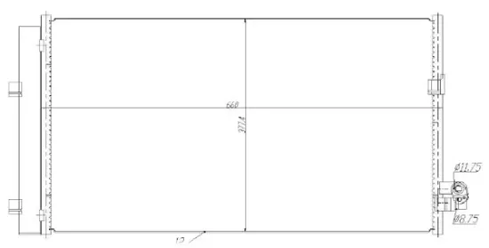 Kondensator, Klimaanlage MTR 13054757 Bild Kondensator, Klimaanlage MTR 13054757