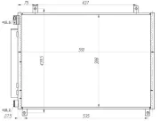 Kondensator, Klimaanlage MTR 13054762