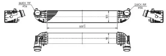Ladeluftkühler MTR 13054765 Bild Ladeluftkühler MTR 13054765