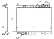 Kühler, Motorkühlung MTR 13054772