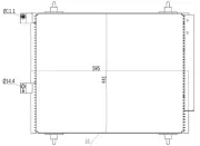 Kondensator, Klimaanlage MTR 13054773