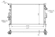 Kühler, Motorkühlung MTR 13054775