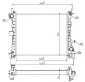 Kühler, Motorkühlung MTR 13054789