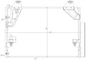 Kondensator, Klimaanlage MTR 13054794