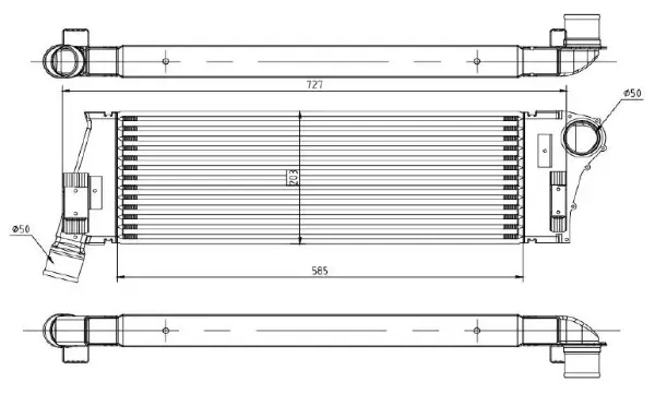Ladeluftkühler MTR 13054797