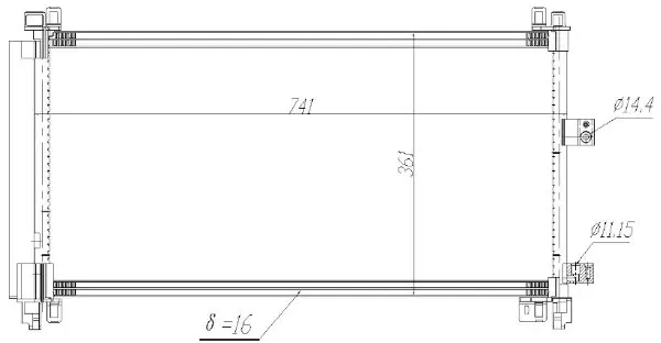 Kondensator, Klimaanlage MTR 13054799