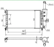 Kühler, Motorkühlung MTR 13054802
