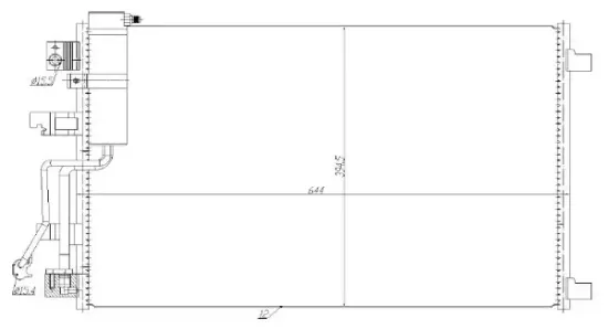 Kondensator, Klimaanlage MTR 13054831 Bild Kondensator, Klimaanlage MTR 13054831
