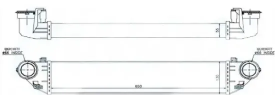 Ladeluftkühler MTR 13054842 Bild Ladeluftkühler MTR 13054842