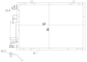 Kondensator, Klimaanlage MTR 13054846