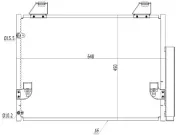 Kondensator, Klimaanlage MTR 13054849