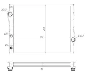 Kühler, Motorkühlung MTR 13054873