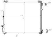 Kondensator, Klimaanlage MTR 13054885