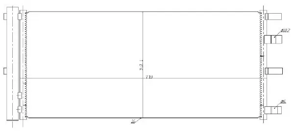 Kondensator, Klimaanlage MTR 13054895