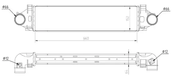 Ladeluftkühler MTR 13054896 Bild Ladeluftkühler MTR 13054896