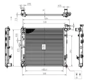 Kühler, Motorkühlung MTR 13054897