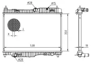 Kühler, Motorkühlung MTR 13054901