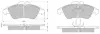 Bremsbelagsatz, Scheibenbremse Vorderachse MTR MT509
