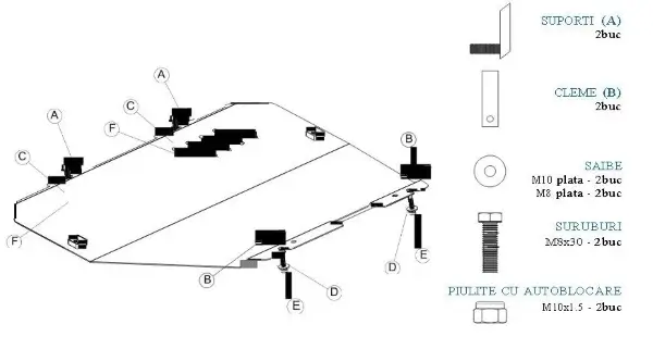 Motor-/Unterfahrschutz vorne MTR MT010