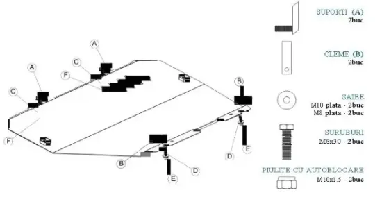 Motor-/Unterfahrschutz vorne MTR MT010 Bild Motor-/Unterfahrschutz vorne MTR MT010