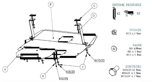 Motor-/Unterfahrschutz vorne MTR MT013