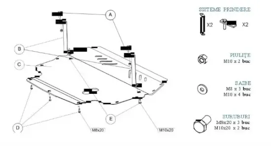 Motor-/Unterfahrschutz vorne MTR MT015 Bild Motor-/Unterfahrschutz vorne MTR MT015