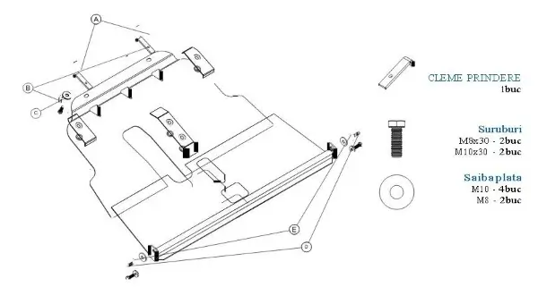Motor-/Unterfahrschutz vorne MTR MT018